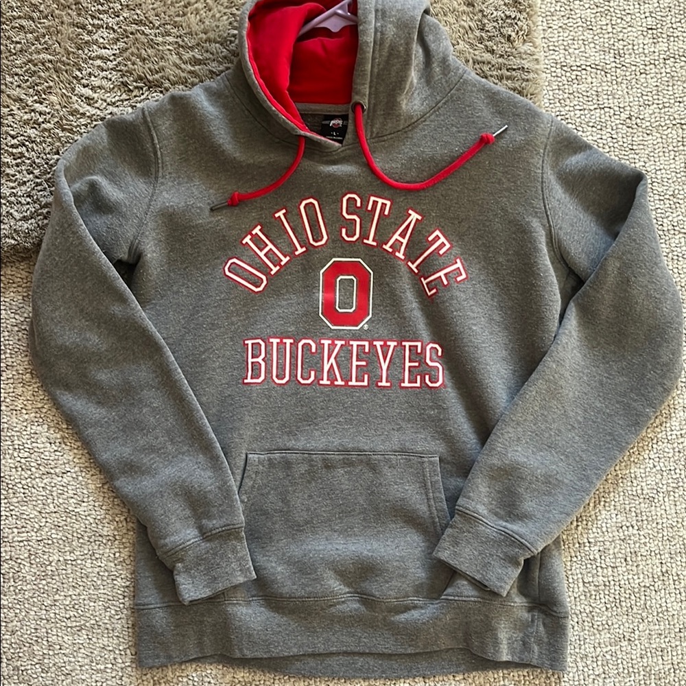 Gray Ohio State Buckeyes Hoodie